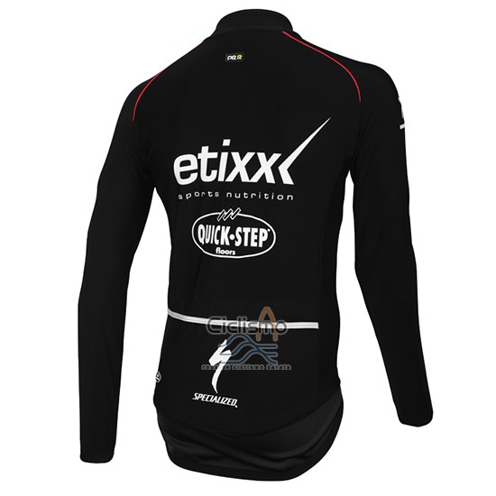 Etixx Quick Step Ropa Ciclismo Culotte Largo 2015 Mangas Largas Ettix Quick Step Negro